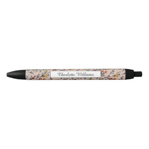 Dusty Rose Boho Floral Watercolor Basic Custom Kugelschreiber