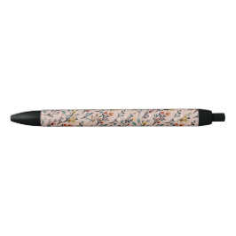 Dusty Rose Boho Floral Watercolor Basic Pen Kugelschreiber