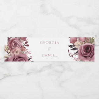Dusty Rose & Burgundy Boho Floral Wedding