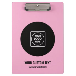 Dusty Rose Business Logos Pro+ Klemmbrett