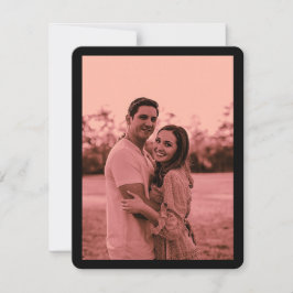 Dusty Rose Elegantes Minimalistisches Foto Save th Save The Date