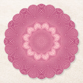 Dusty Rose Imitate Tulle Design Untersetzer
