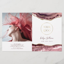 Dusty-Rose in zweifacher Broschüre