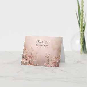 Dusty Rose Kirry Blüten Orthodox Gedenkstätte Dankeskarte