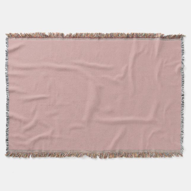 Dusty Rose Personalisiert Cosy Zuhause Blanket Decke (Vorderseite)