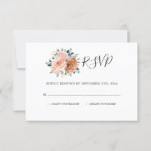 Dusty Rose Pink Coral Peach Botanische Hochzeit