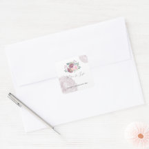 Dusty Rose Plum Peony Floral Wedding