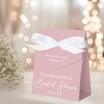 Dusty Rose Rosa Brautparty Weiß Personalisiert