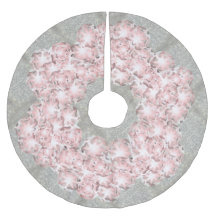 Dusty Rose Rosa Edelsteine auf Grau mit Goldsparkl