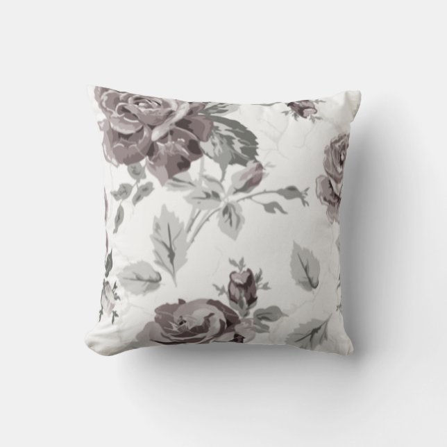 Dusty Rose rosa Kissen (Vorderseite)