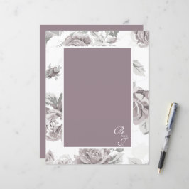 Dusty Rose rosa Stationary