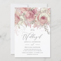 Dusty Rose Silver & Blush Verzauberte Blumenhochze