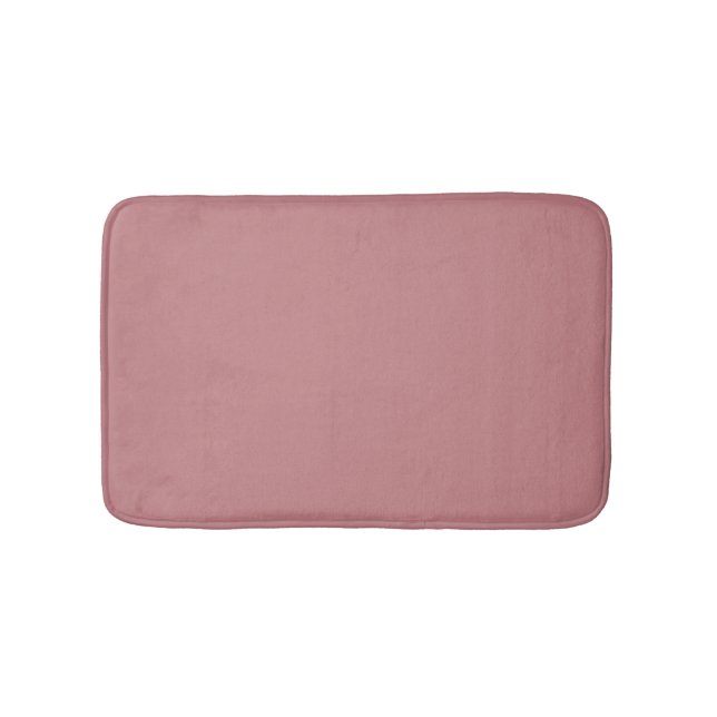 Dusty Rose Solid Color Badematte (Vorderseite)