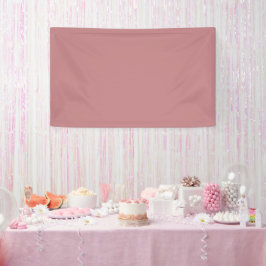 Dusty Rose Solid Color Banner