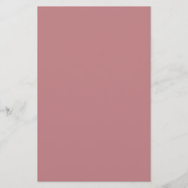 Dusty Rose Solid Color Briefpapier