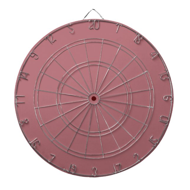 Dusty Rose Solid Color Dartscheibe (vorne)
