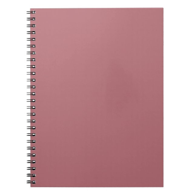 Dusty Rose Solid Color Notizblock (Vorderseite)