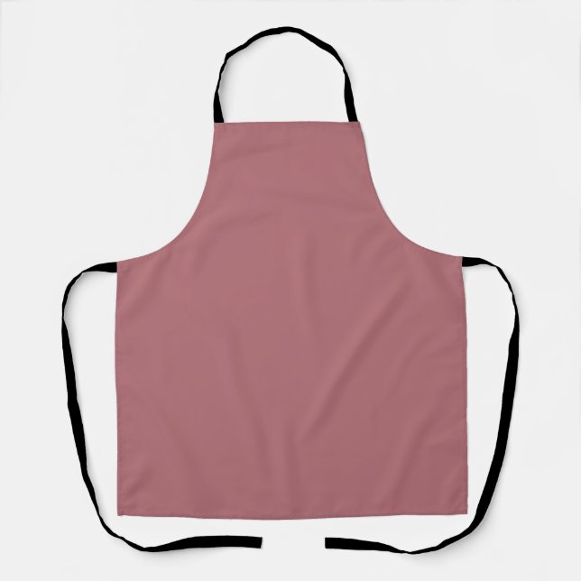 Dusty Rose Solid Color Schürze (Vorderseite)