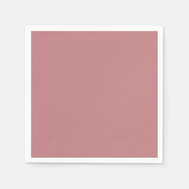 Dusty Rose Solid Color Serviette