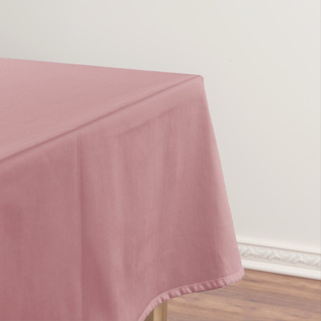 Dusty Rose Solid Color Tischdecke (Beispiel)