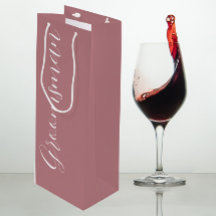 Dusty Rose Stilisierte Script Wedding Trauzeuge