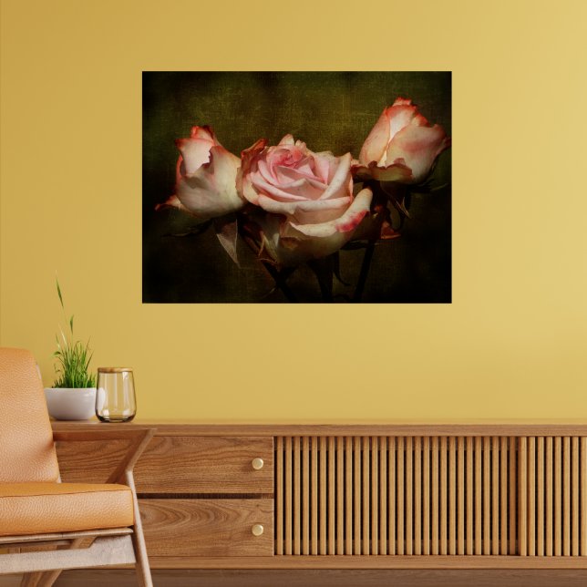 Dusty Rose Stretch Poster drucken (Wohnzimmer 2)