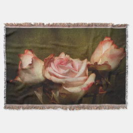 Dusty Rose Throw Blanket Decke