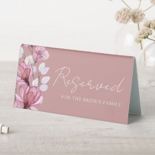 Dusty Rose Transparent Blumengestecke vorbehalten Tischaufsteller