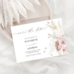 Dusty Rose und Blüte Save the Date<br><div class="desc">Erleben Sie das Wesen zeitloser Romantik und flüsterte Versprechungen mit unserer bezaubernden Einladung, wo sich zarte staubige Rose mit sanften Pastelltönen vermischen, um eine Atmosphäre reiner Eleganz und Eleganz zu schaffen. Dieses faszinierende Design verkörpert die zarte Schönheit gedämpfter, blütiger Botanicals, die zart arrangiert sind, um ein Gefühl von ätherischem Charme...</div>