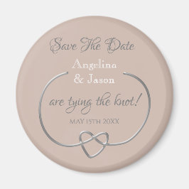 Dusty Rose Wedding speichern das Datum der Einladu Magnet