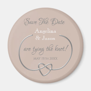 Dusty Rose Wedding speichern das Datum der Einladu Magnet