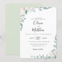 Dusty Sage Botanische Hochzeitseinladung