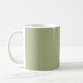 Dusty Sage Green Solid Color Kaffeetasse