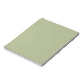 Dusty Sage Green Solid Color Notizblock