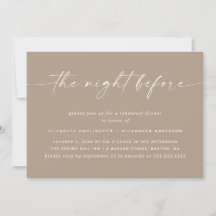 Dusty Taupe Probe Dinner | Elegante Hochzeit