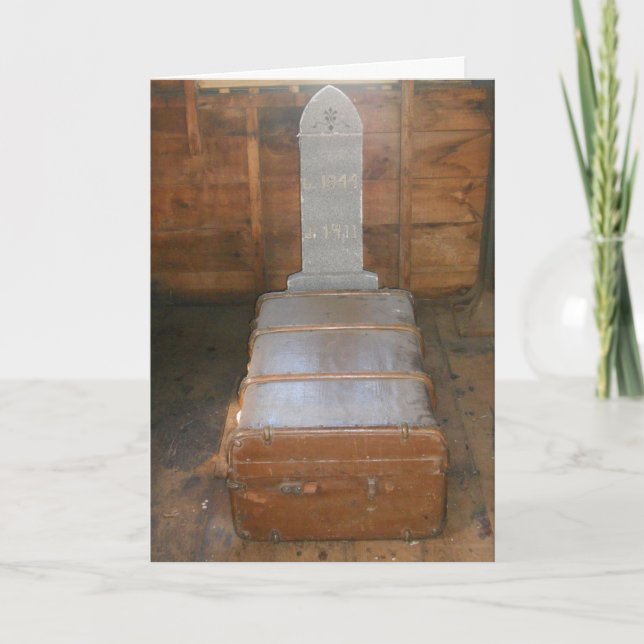 "Dusty's Grave" Hallowe’en card Karte (Vorderseite)