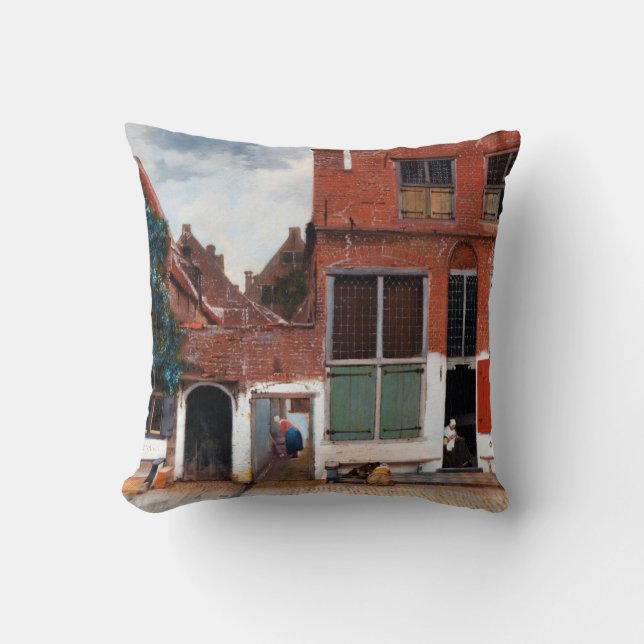 Dutch Alley, Johannes Vermeer Kissen (Vorderseite)