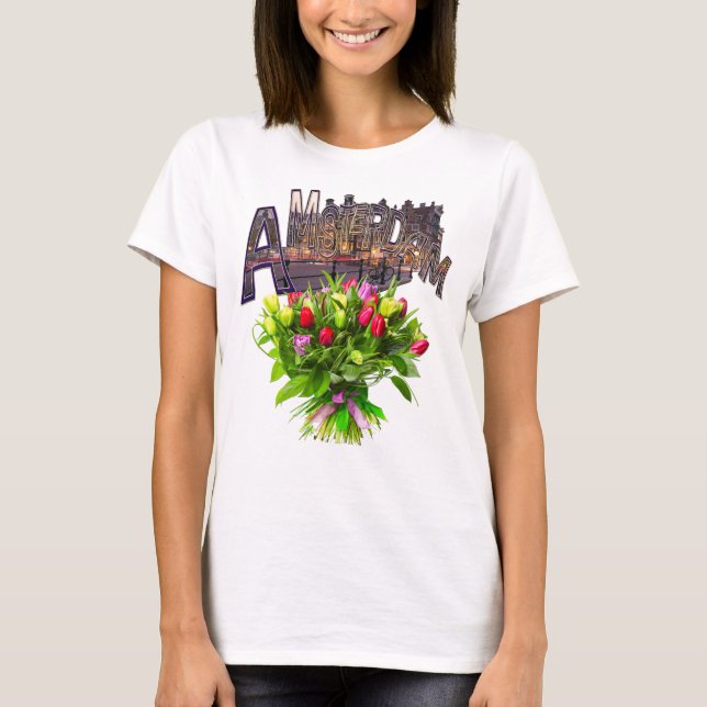 Dutch Amsterdam Souvenir T-Shirt (Vorderseite)