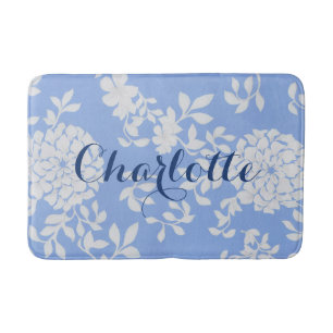 Dutch Blue Floral Delft Style Badematte