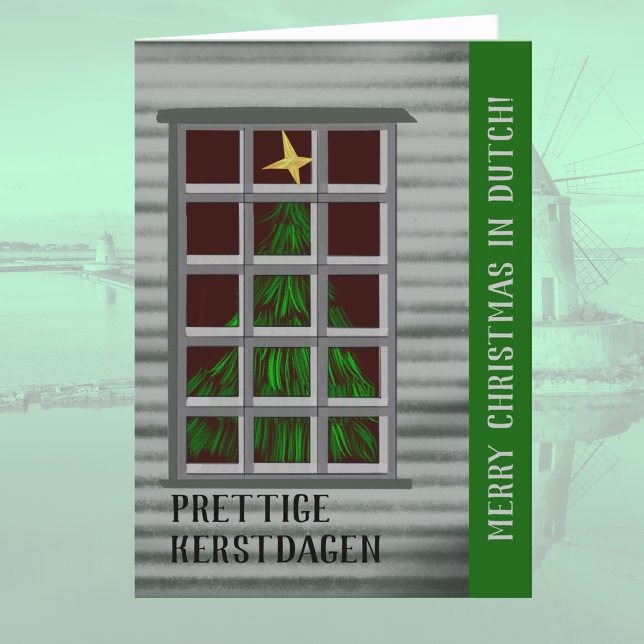 Dutch Christmas Tree Feiertagskarte (Von Creator hochgeladen)