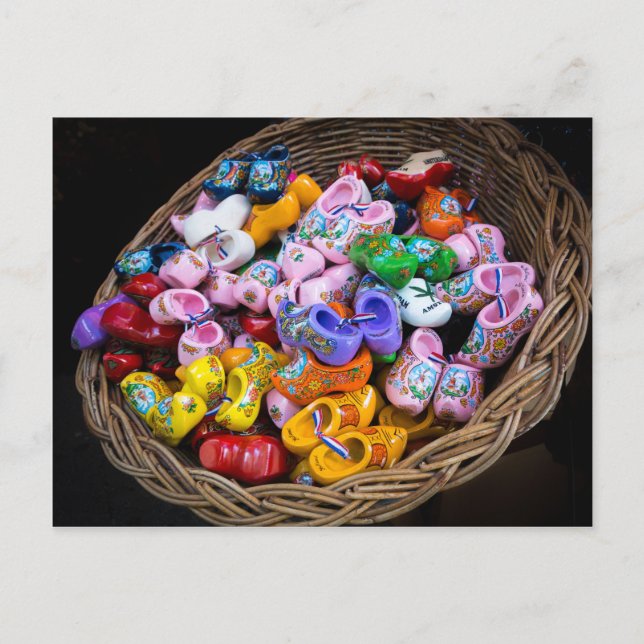 Dutch Clogs Postkarte (Vorderseite)