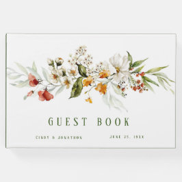 Dutch Florals Wedding Guest Book Gästebuch
