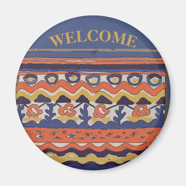 Dutch Hex Welcome Colors Magnet (Vorne)
