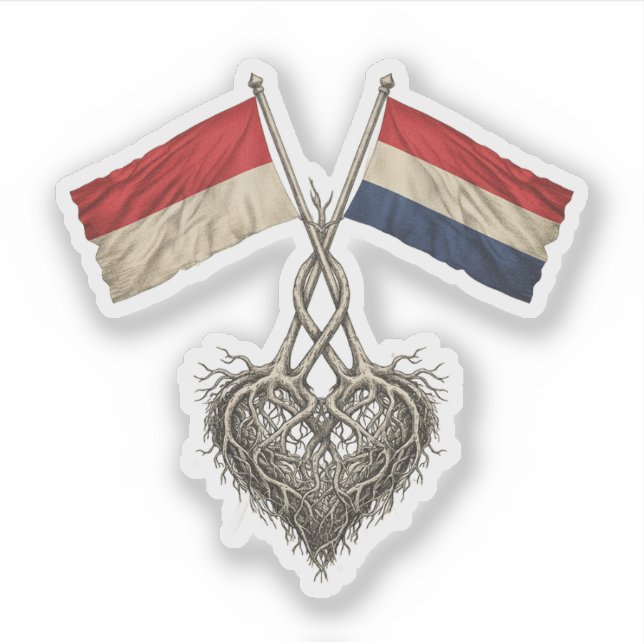 Dutch Indonesian Aufkleber (Vorderseite)