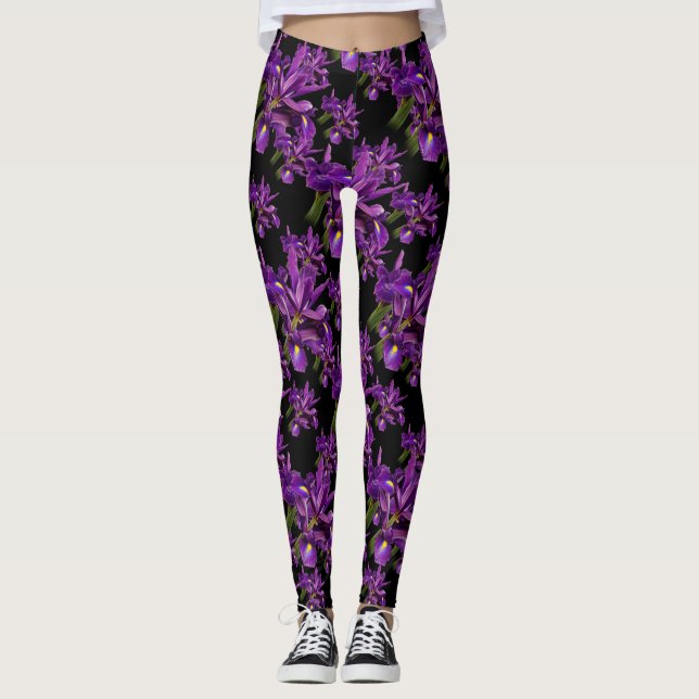 Dutch Iris Lila Sensation Leggings (Vorderseite)