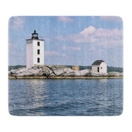 Dutch Island Lighthouse Rhode Island Cutting Board Schneidebrett