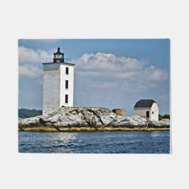 Dutch Island Lighthouse, Rhode Island Door Mat Fußmatte