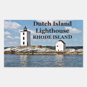 Dutch Island Lighthouse, Rhode Island Stickers