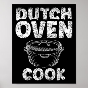Dutch Oven Cook Grillen Lover Iron Metal Dutch Ove Poster