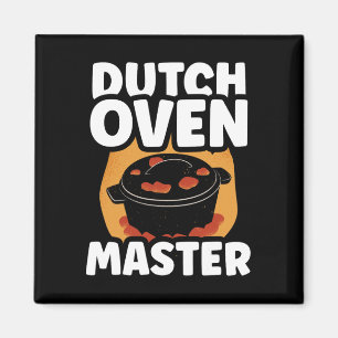 Dutch Oven Master Grillen Iron Metal Lover Dutch O Magnet